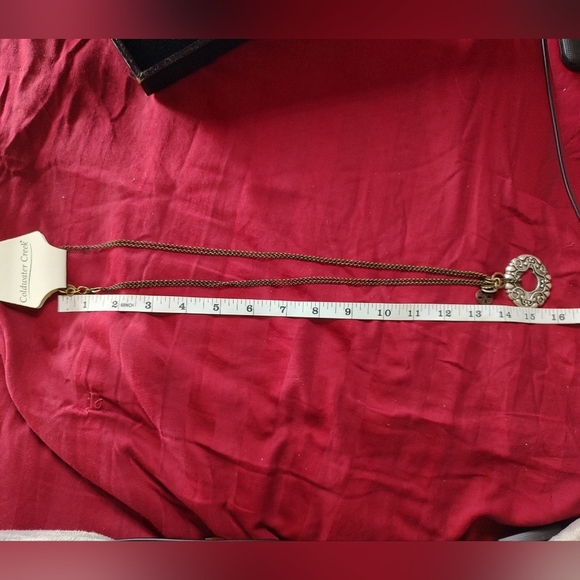 Coldwater Creek Tri Tone Texture Long Necklace and Earrings! - Picture 10 of 11